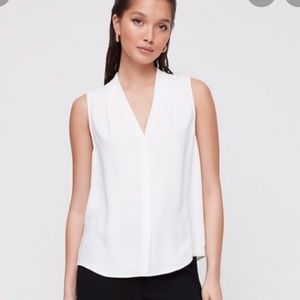 Aritzia Babaton power Akira sleeveless white